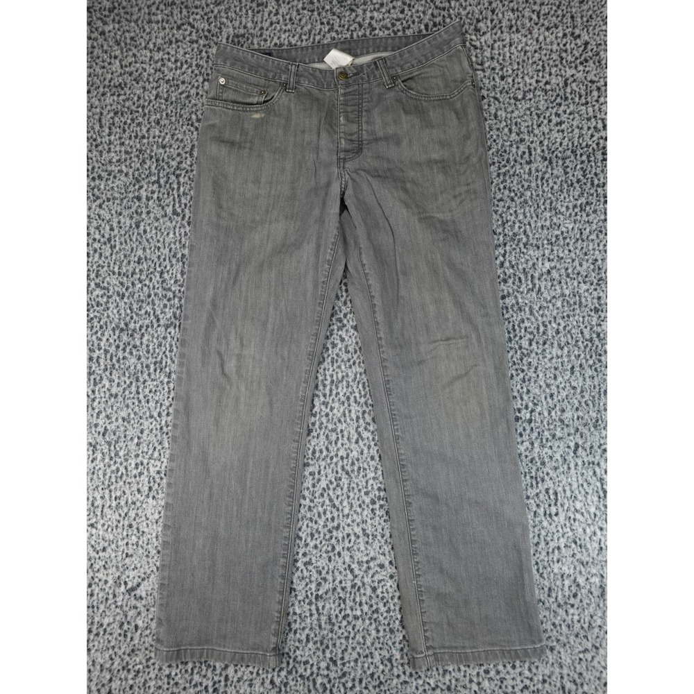 Patagonia Jeans Mens 34 Grey Organic Cotton Straight Leg Stretch